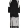 McQ Alexander McQueen Nero Vestito Lungo -Dolce Vestire 15034868ux 14 f