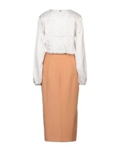 MANILA GRACE Cammello Vestito Lungo -Dolce Vestire 15040601ow 14 r