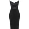 ELISABETTA FRANCHI Nero Vestito In Maglia 2 ELISABETTA FRANCHI Nero Vestito In Maglia -Dolce Vestire 15069926dk 14 f