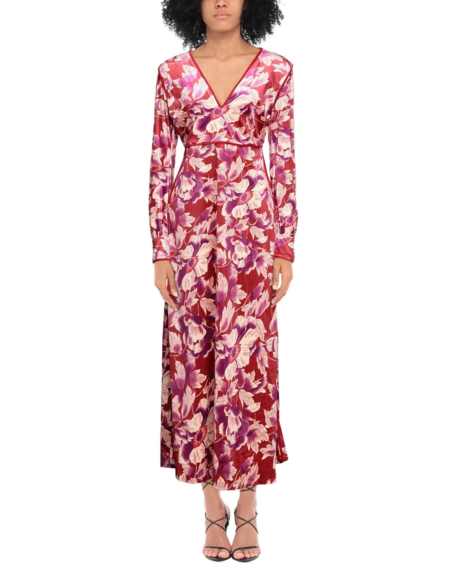 IU RITA MENNOIA Mattone Vestito Lungo 4 IU RITA MENNOIA Mattone Vestito Lungo - immagine 2