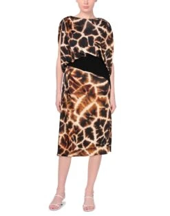 ROBERTO CAVALLI Sabbia Vestito Midi -Dolce Vestire 15119908ix 14 e