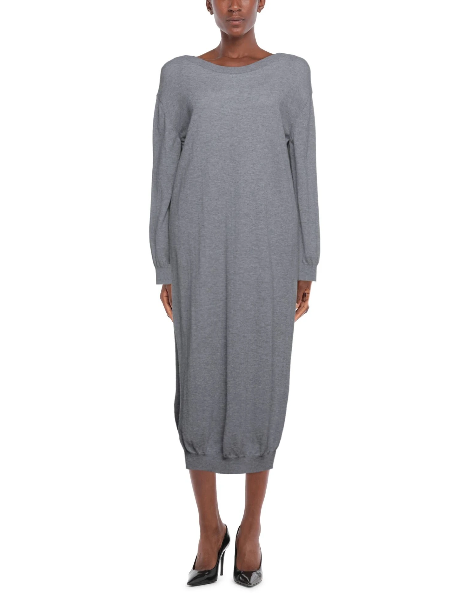 LIVIANA CONTI Grigio Vestito In Maglia 4 LIVIANA CONTI Grigio Vestito In Maglia - immagine 2