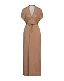 AGNONA Cammello Vestito In Maglia