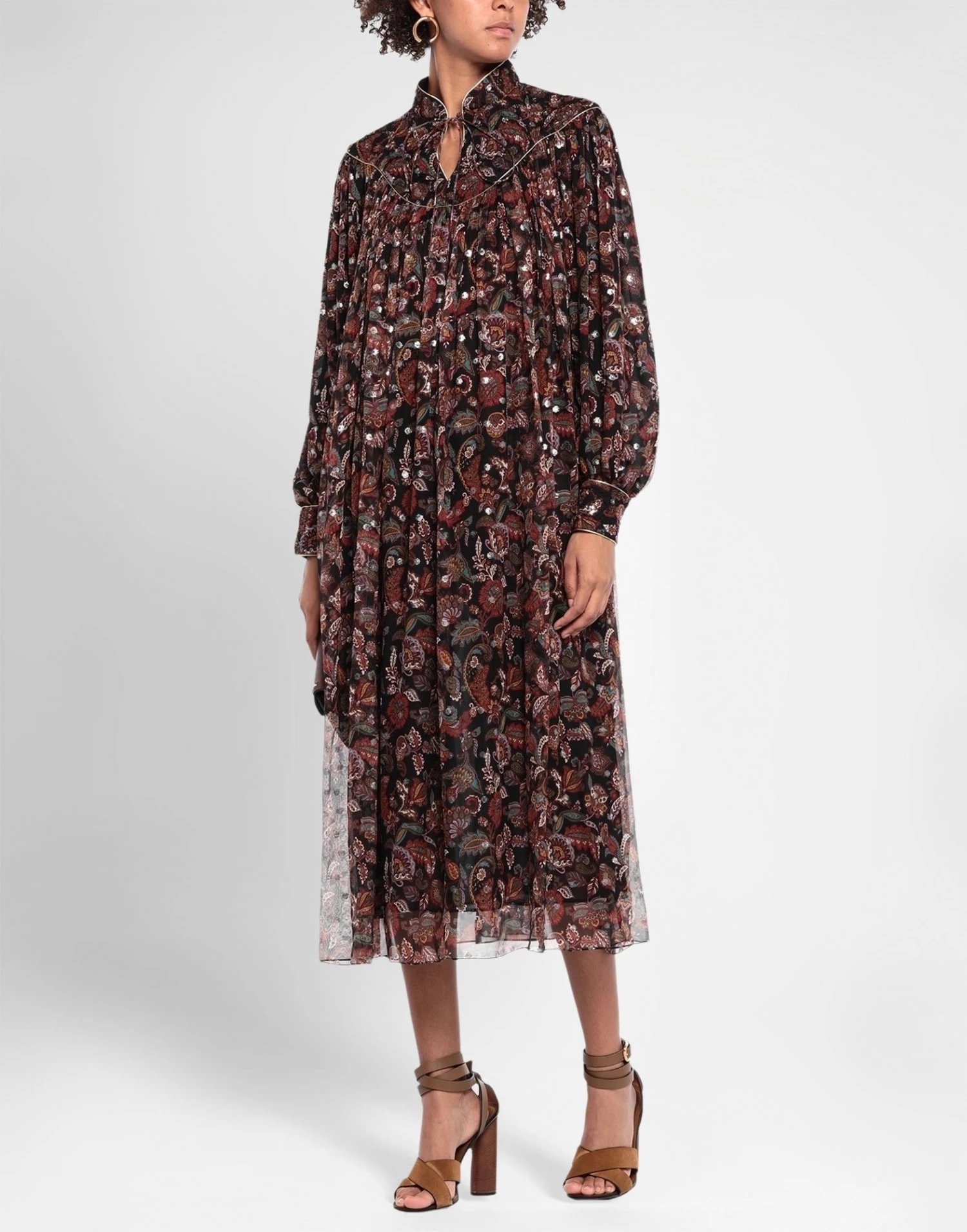 CELINE Nero Vestito Midi 4 CELINE Nero Vestito Midi - immagine 2