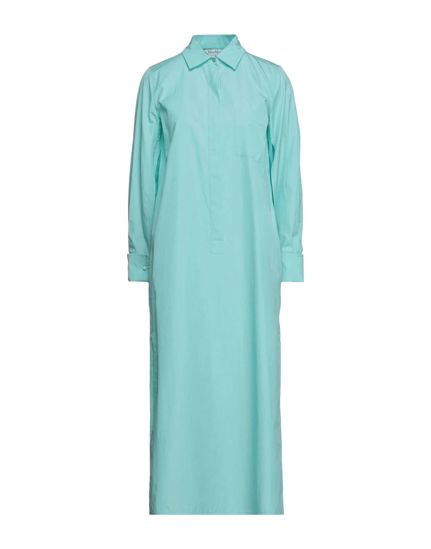 MAX MARA Verde Chiaro Vestito Chemisier 3 MAX MARA Verde Chiaro Vestito Chemisier