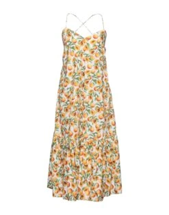 SOLOTRE Bianco Vestito Lungo