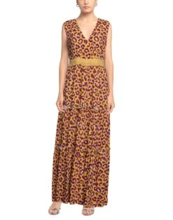 IU RITA MENNOIA Giallo Vestito Lungo -Dolce Vestire 15180358ap 14 r