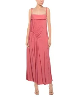 ALBERTA FERRETTI Corallo Vestito Lungo -Dolce Vestire 15182629qo 14 e