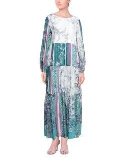 BLACK CORAL Bianco Vestito Lungo -Dolce Vestire 15193037vm 14 r