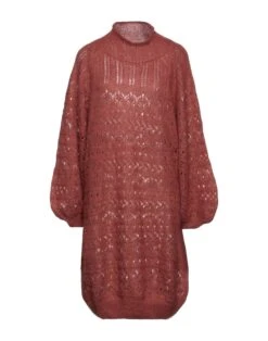 SOLOTRE Mattone Vestito In Maglia