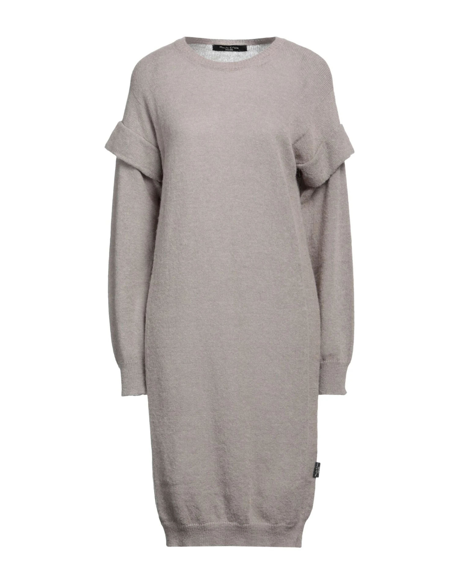 MANILA GRACE Tortora Vestito In Maglia 3 MANILA GRACE Tortora Vestito In Maglia