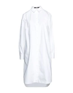 KARL LAGERFELD X AMBER VALLETTA Bianco Vestito Chemisier