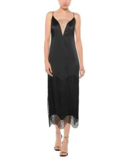 KIKI DE MONTPARNASSE Nero Vestito Lungo -Dolce Vestire 15219979vb 14 r