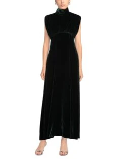 WANDERING Verde Scuro Vestito Lungo -Dolce Vestire 15227599nw 14 r