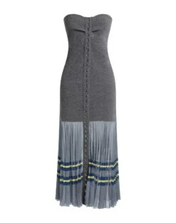 PHILOSOPHY Di LORENZO SERAFINI Grigio Vestito In Maglia