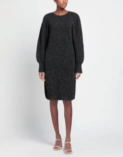 SECOND FEMALE Antracite Vestito In Maglia -Dolce Vestire 15230576lm 14 r