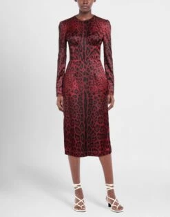DOLCE & GABBANA Rosso Vestito Midi -Dolce Vestire 15233238ek 14 e