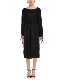 MAISON FLÂNEUR Nero Vestito In Maglia -Dolce Vestire 15237098md 14 r