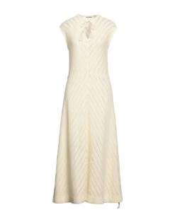 JIL SANDER Avorio Vestito Lungo