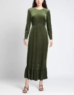 GLAMOROUS Verde Militare Vestito Lungo -Dolce Vestire 15256676cm 14 r