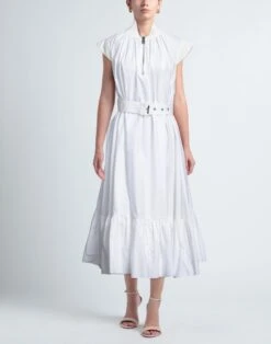 ALEXANDER MCQUEEN Bianco Vestito Midi -Dolce Vestire 15261787bu 14 e