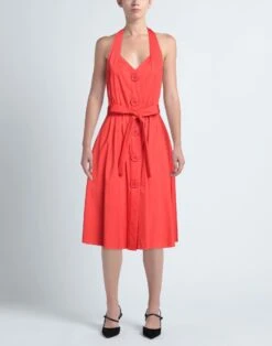 MOSCHINO Rosso Vestito Midi -Dolce Vestire 15263813us 14 e