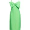 MSGM Verde Acido Vestito Midi -Dolce Vestire 15264020sp 14 f