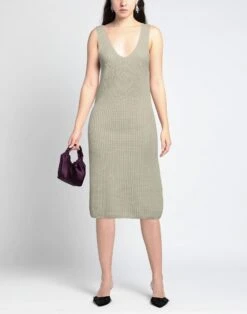 IRIS VON ARNIM Verde Salvia Vestito In Maglia -Dolce Vestire 15266704no 14 r