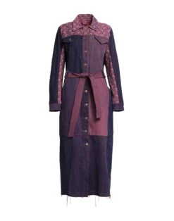 MARINE SERRE Rosa Vestito Chemisier