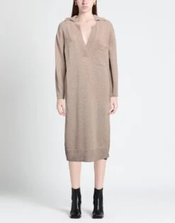 SECOND FEMALE Nocciola Vestito In Maglia -Dolce Vestire 15279623bo 14 r