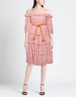 ZIMMERMANN Rosa Vestito Midi -Dolce Vestire 15280359da 14 r