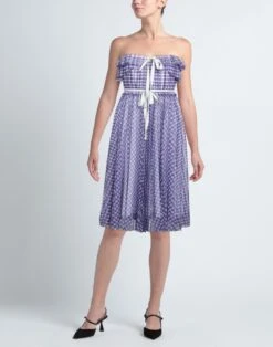 PHILOSOPHY Di LORENZO SERAFINI Viola Chiaro Vestito Midi -Dolce Vestire 15281203sq 14 r