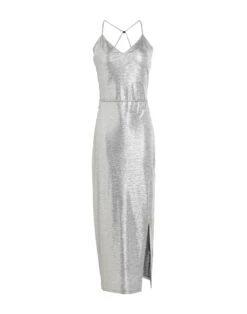 CALVIN KLEIN Platino Vestito Elegante