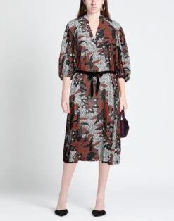 MAJE Marrone Vestito Midi -Dolce Vestire 15287599jk 14 r