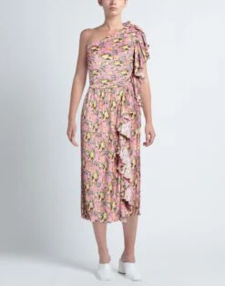 MSGM Rosa Vestito Midi -Dolce Vestire 15294145fd 14 e