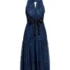 DIANE VON FURSTENBERG Blu Vestito Elegante 1 DIANE VON FURSTENBERG Blu Vestito Elegante -Dolce Vestire 15294233uq 14 f
