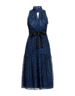 DIANE VON FURSTENBERG Blu Vestito Elegante