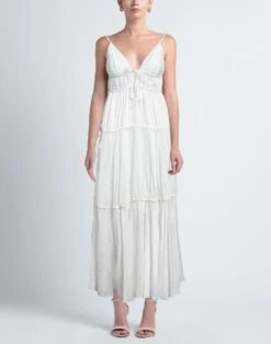 SABINA MUSÁYEV Bianco Vestito Lungo -Dolce Vestire 15294234xa 14 r