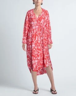 ATTIC AND BARN Rosso Vestito Lungo -Dolce Vestire 15300311ar 14 r