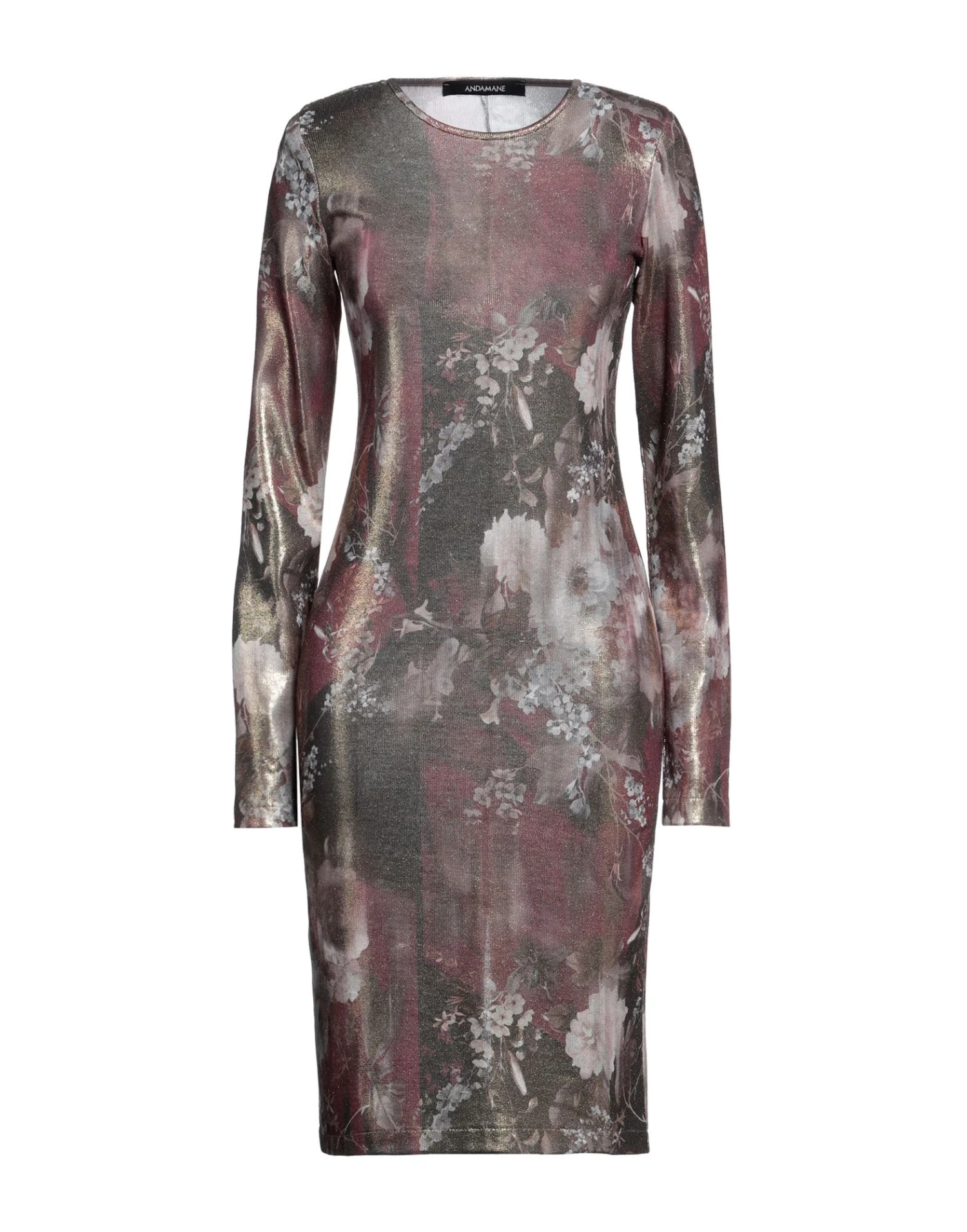 ANDAMANE Oro Vestito Midi 3 ANDAMANE Oro Vestito Midi