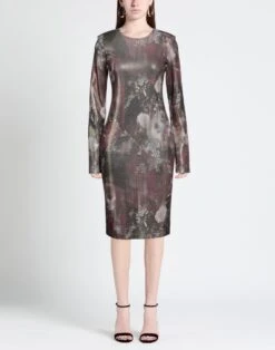 ANDAMANE Oro Vestito Midi 5 ANDAMANE Oro Vestito Midi -Dolce Vestire 15300703jn 14 r