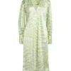 GANNI Verde Acido Vestito Elegante -Dolce Vestire 15301909kb 14 f