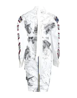 PHILOSOPHY Di LORENZO SERAFINI Bianco Vestito Midi -Dolce Vestire 15301946jb 14 r