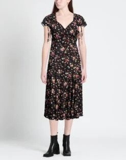 MSGM Nero Vestito Midi -Dolce Vestire 15302281sw 14 e