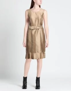 VALENTINO Cammello Vestito Midi -Dolce Vestire 15302413jm 14 e