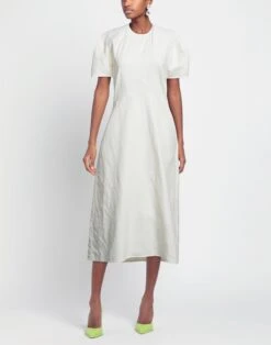 JIL SANDER Avorio Vestito Midi -Dolce Vestire 15303975pl 14 e