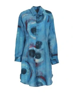 MARNI Blu Vestito Chemisier