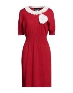 BOUTIQUE MOSCHINO Rosso Vestito In Maglia