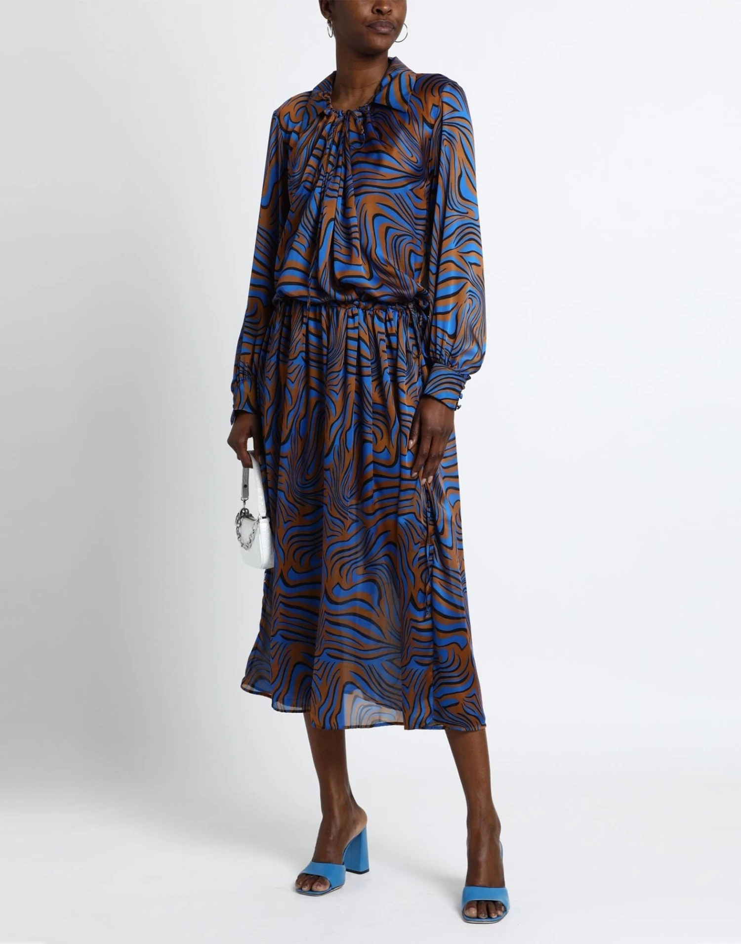 JIJIL Marrone Vestito Lungo 4 JIJIL Marrone Vestito Lungo - immagine 2