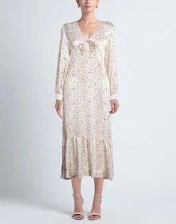 ALESSIA SANTI Avorio Vestito Lungo -Dolce Vestire 15310744gt 14 r